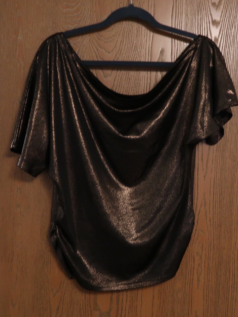 Daytrip metallic bronze top size M